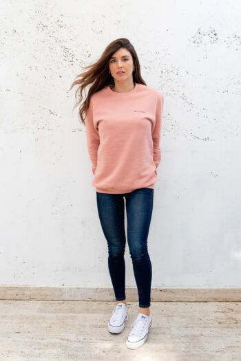 Sudadera Slim Origin Mujer Salmón- Westsouls