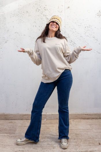 Camiseta Manga Larga Sync Camel Mujer- Westsouls
