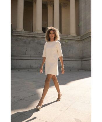 Vestido María Crudo