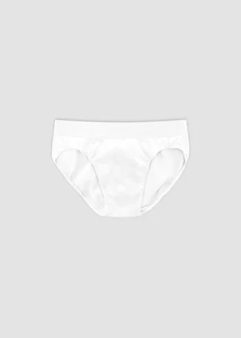 Calzoncillos Slips Orgánicos Blancos
