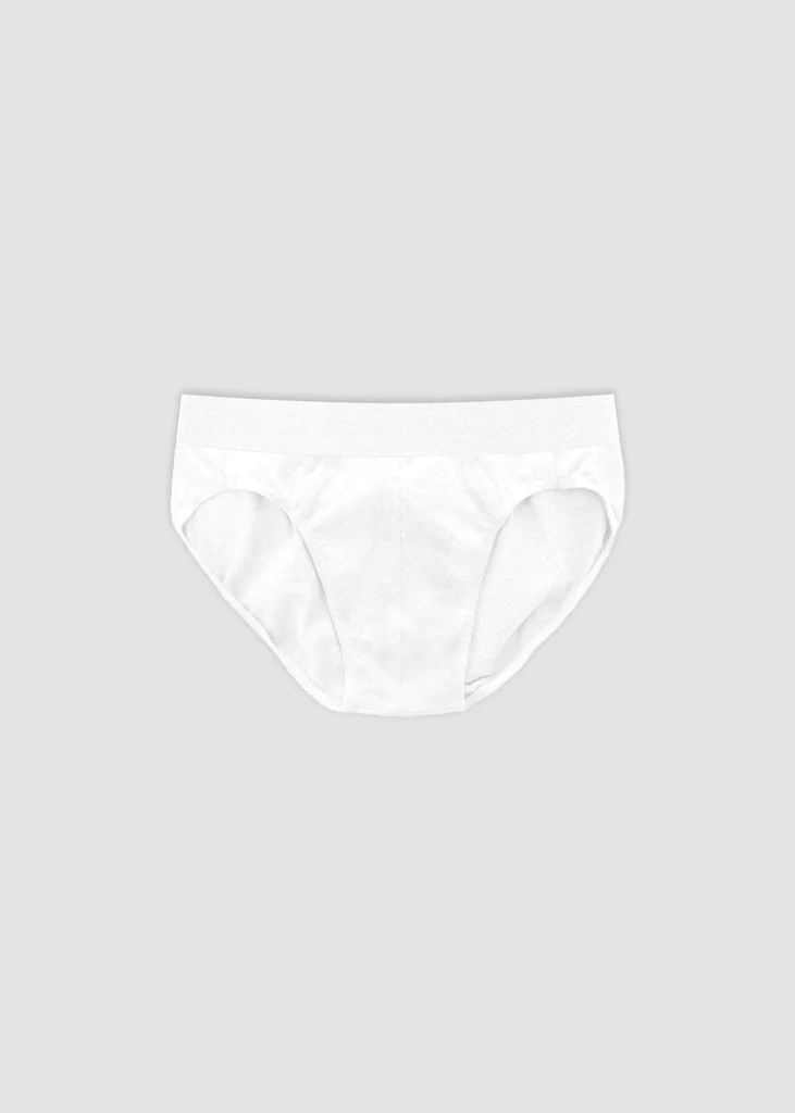 Calzoncillos Slips Orgánicos Blancos