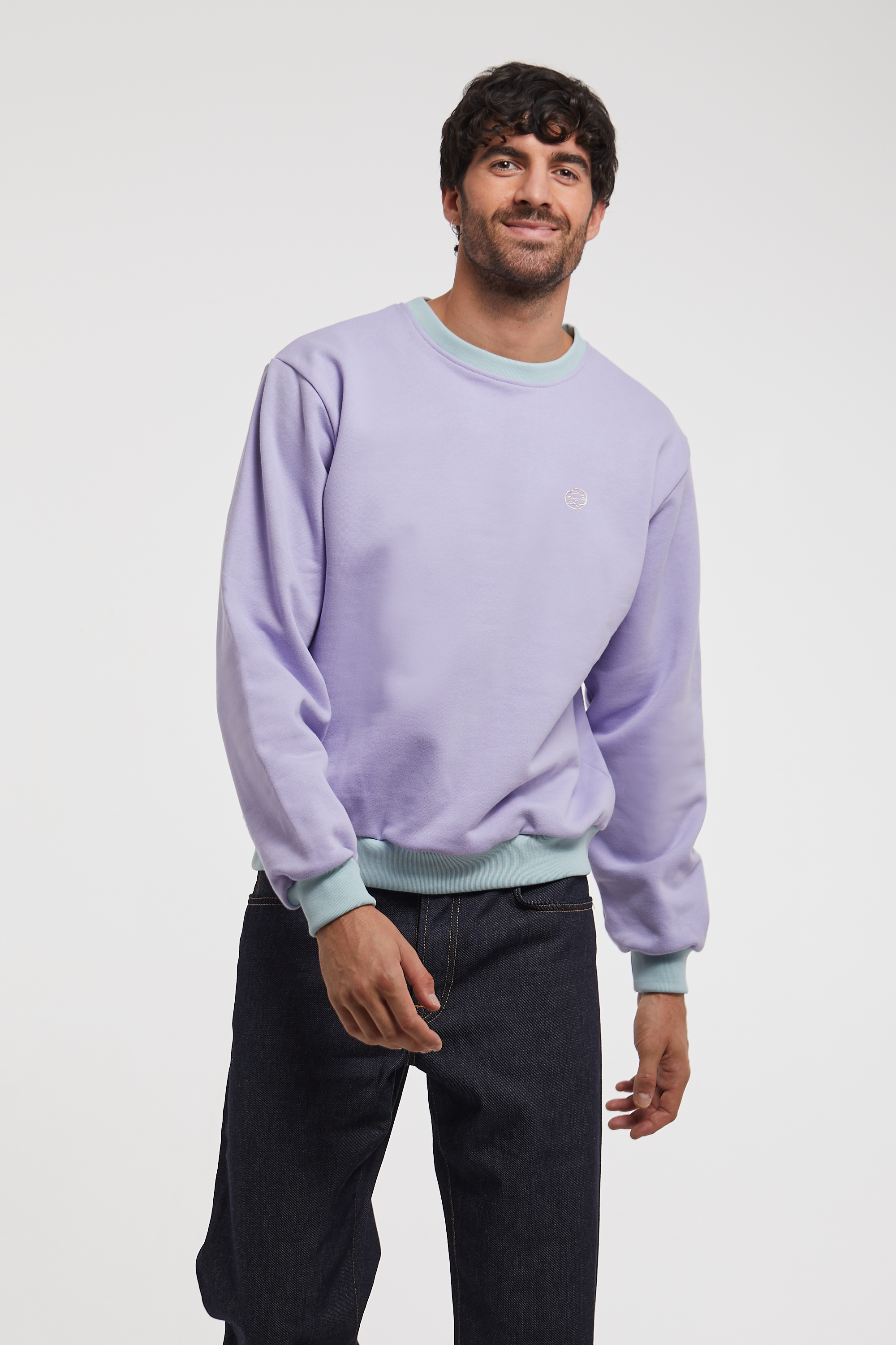 Sudadera lavanda Dead Stock - Ocean Born Sudadera lavanda Dead Stock - Ocean Born
