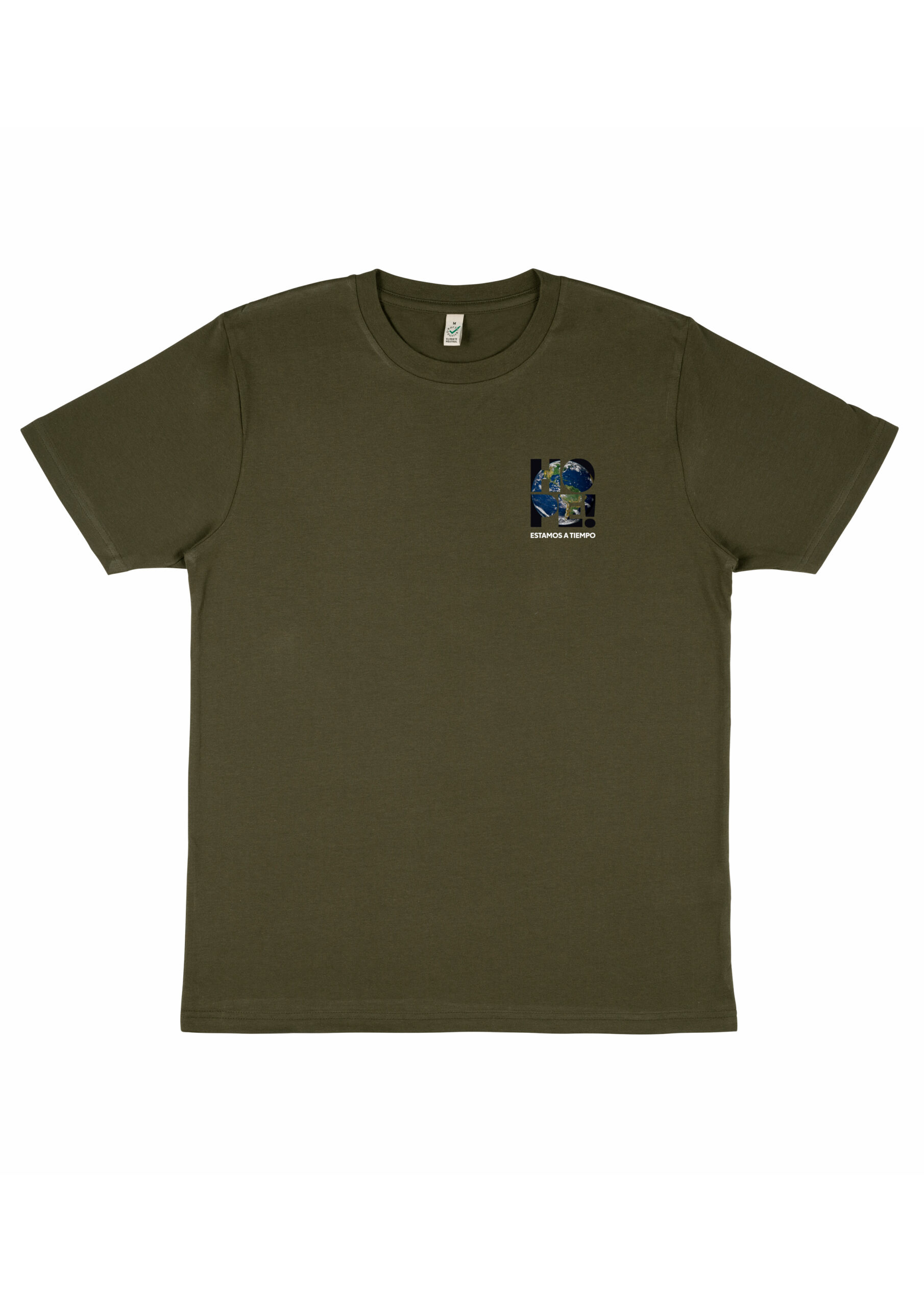 camiseta frontal verde