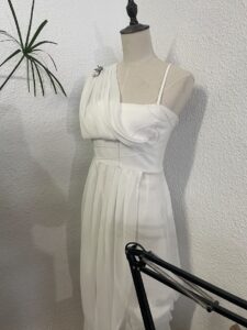 Foto de uno de los vestidos de Elena de Frutos