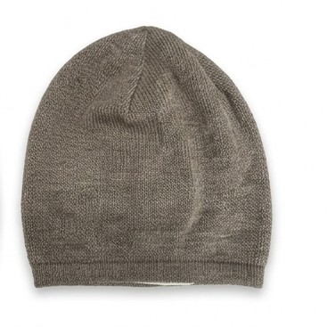 gorro cinza claro